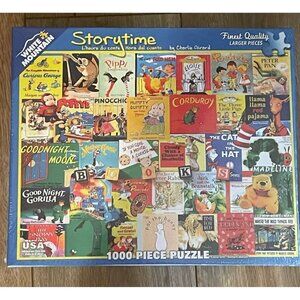 White Mountain Storytime 1000 Piece Jigsaw Puzzle Larger Pieces NEW SEALED